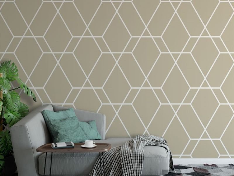 modern geometric stage backdrop design with LED panels