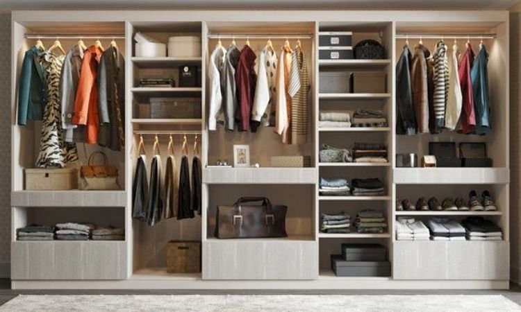 smart storage solutions in 2 bedroom apartment with built in wardrobes