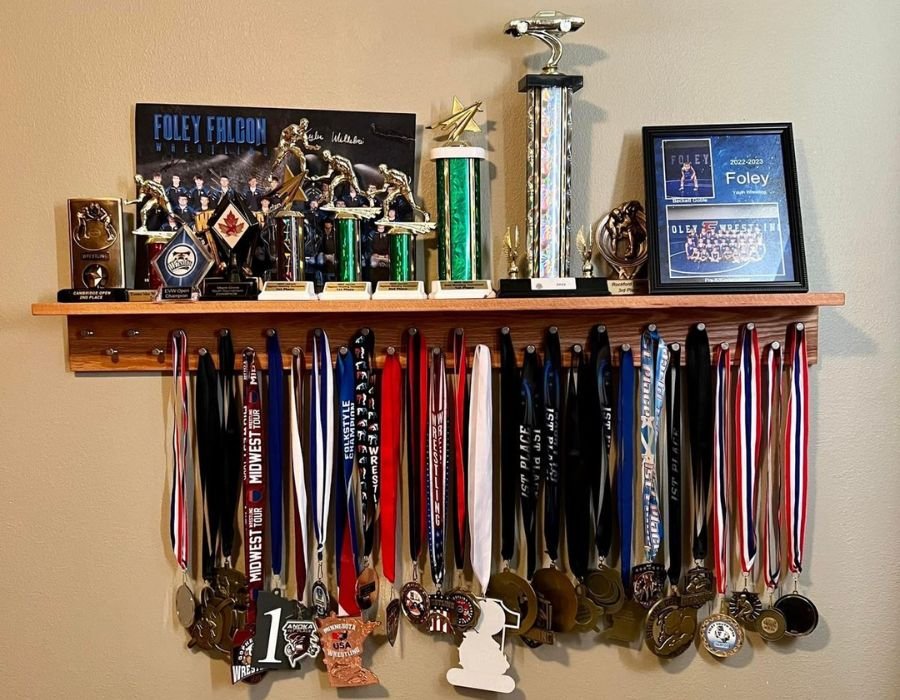 graduation achievement table display awards certificates setup