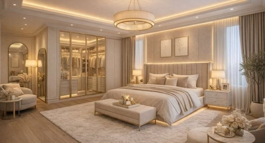 spacious bedroom in 3 bedroom rental house