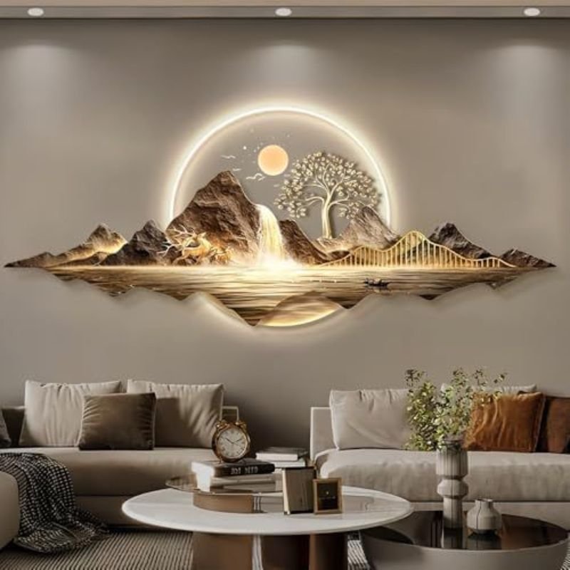 custom made metal wall art designed specifically for interior space