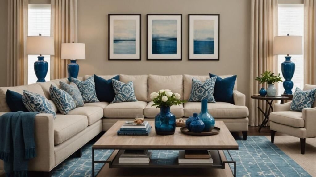 cozy graduation party lounge setup with sofas and lighting