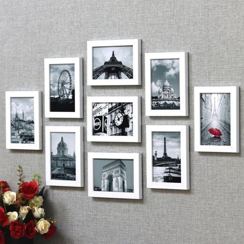 creative gallery wall decor ideas with photo frames and modern home styling