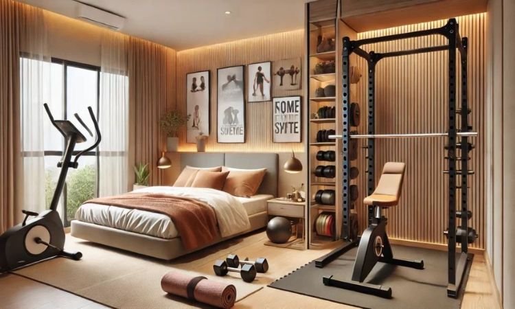 flexible room design in 3 bedroom apartments used as office gym or guest room
