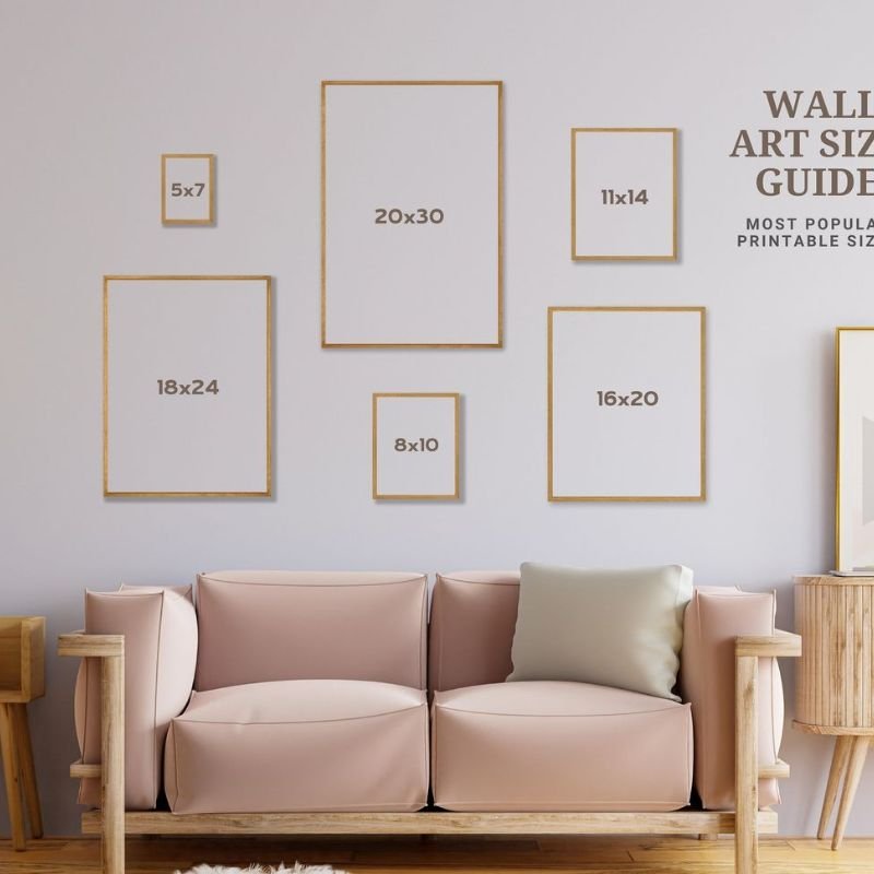 "Gallery wall layout showing 60 30 10 ratio for dining room wall decor"