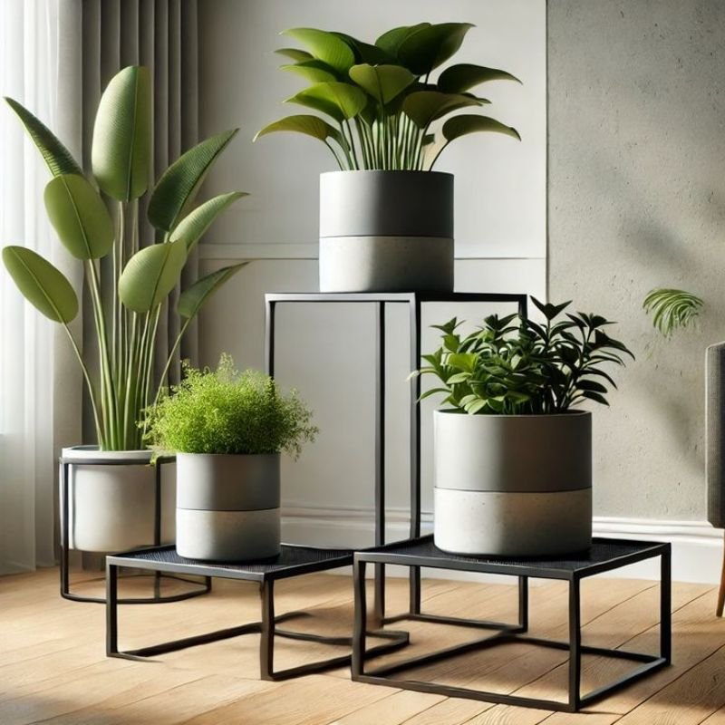 stylish indoor plant stand aesthetic home decor