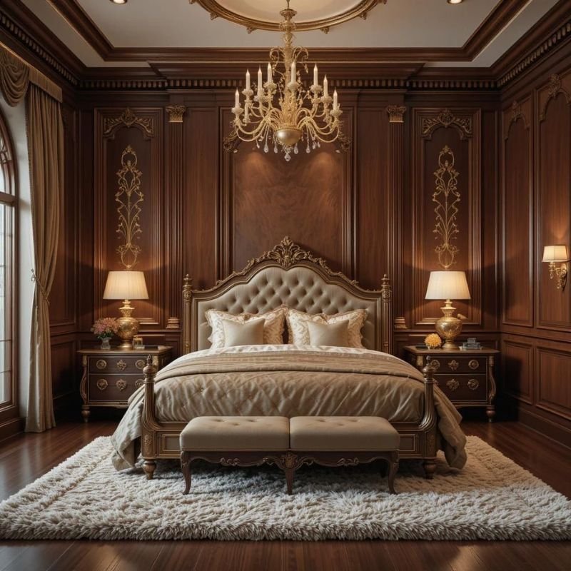 Measuring bedroom space for king size bed layout planning and furniture placement