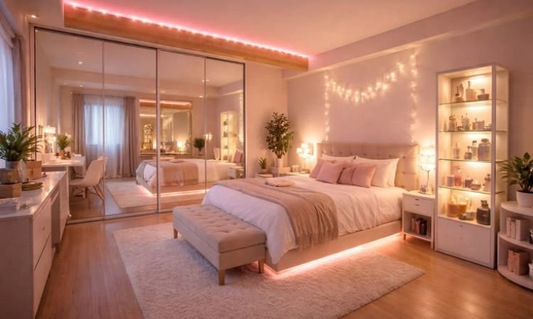 lighting ideas for small apartment with natural light and mirrors
