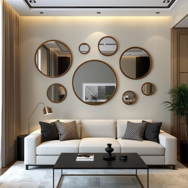 mirror wall decoration ideas for small spaces