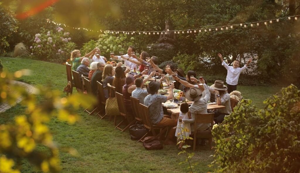 neighborhood graduation block party community celebration