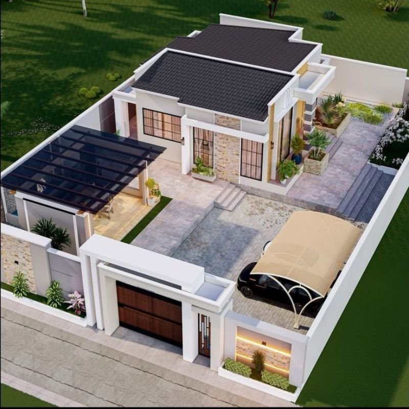 features of 4 bedroom house for rent including parking and spacious rooms