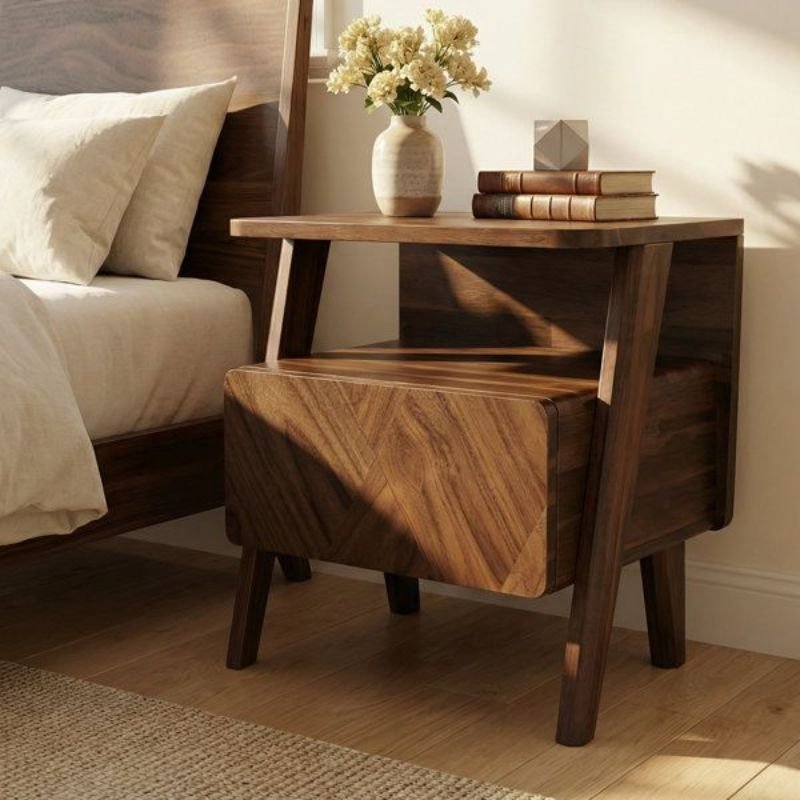 plant stand bedroom decor calming greenery