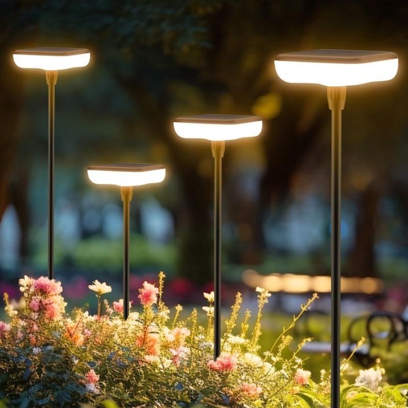 Eco friendly solar modern outdoor light fixtures for garden