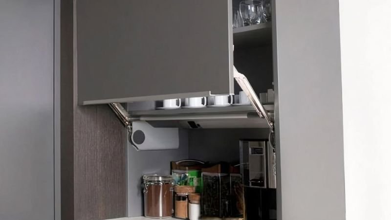 minimalist kitchen storage solutions with hidden cabinets and drawers