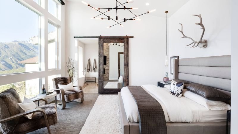 Different styles of king size bedroom sets including modern rustic and traditional designs