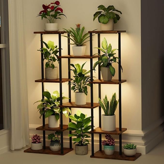 multi tier indoor plant stand display