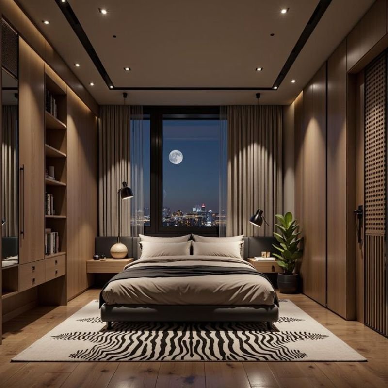 soft bedroom rug texture adding comfort and warmth to bedroom floor