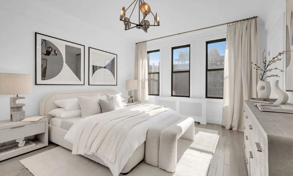 bedroom circulation space around bed 24 to 36 inches layout example