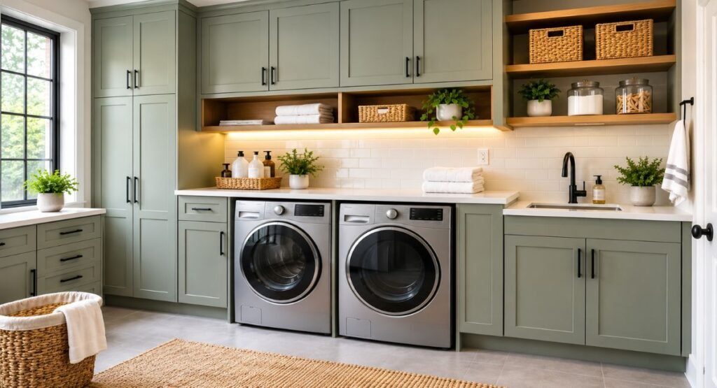15 Laundry Room Cabinet Ideas for Better Storage & Organization