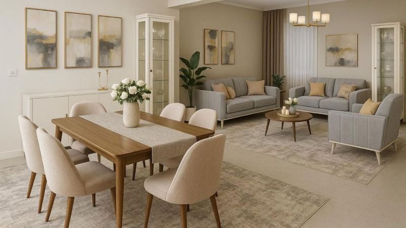 “Three piece living room table sets with coordinated coffee and side tables”