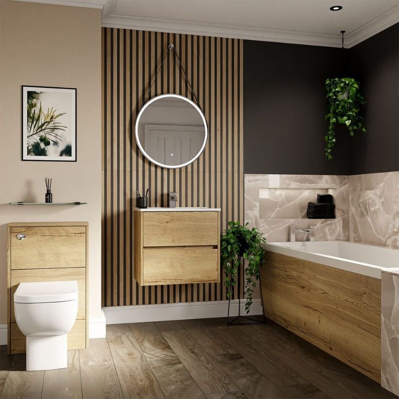 bathroom accent wall ideas