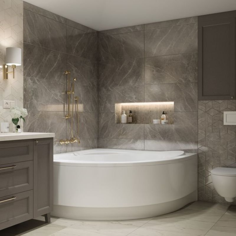 Space saving vanity design for small bathrooms