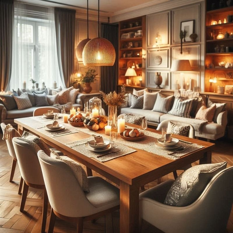 “Cozy dining room decor ideas for modern family homes”
