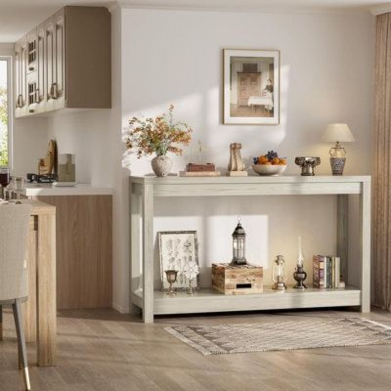 “measuring space for furniture table console placement”
