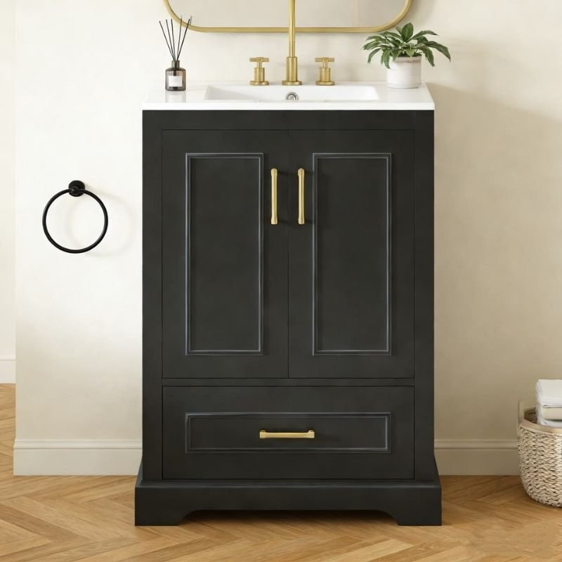 freestanding bathroom cabinet