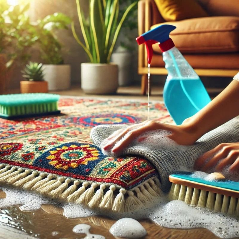 “How to clean and maintain a Dining Room Rug properly”