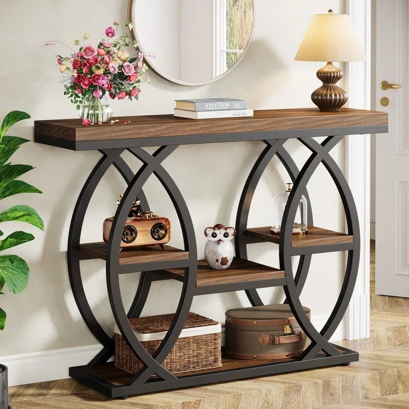 “modern metal furniture table console design”