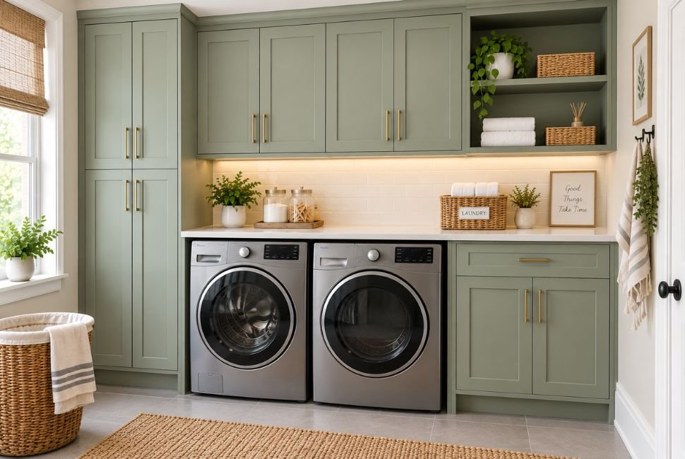 white shaker doors with simple recessed panels