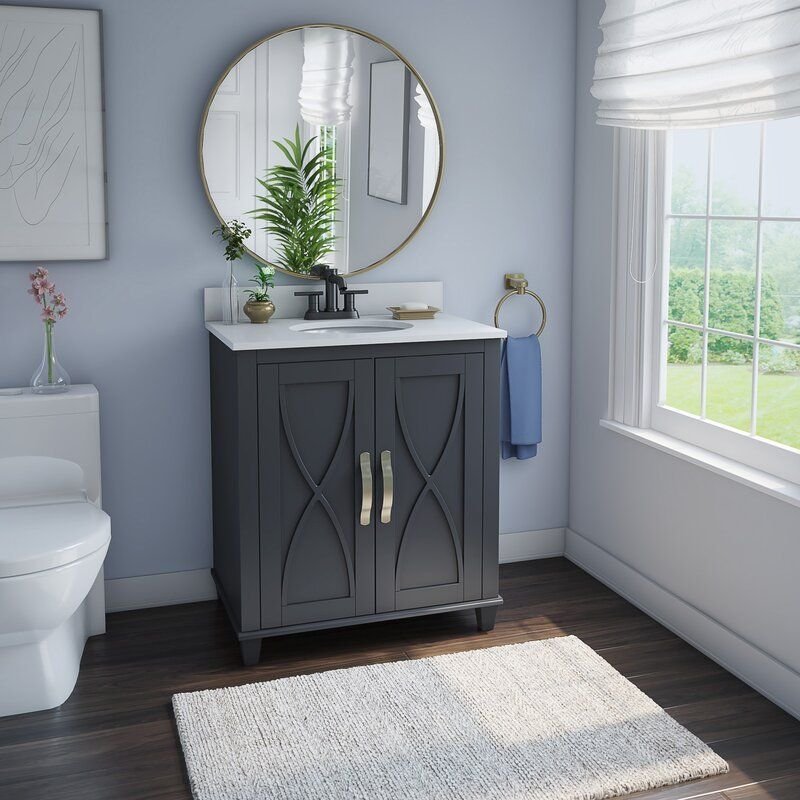 Soft close drawers in bathroom vanity