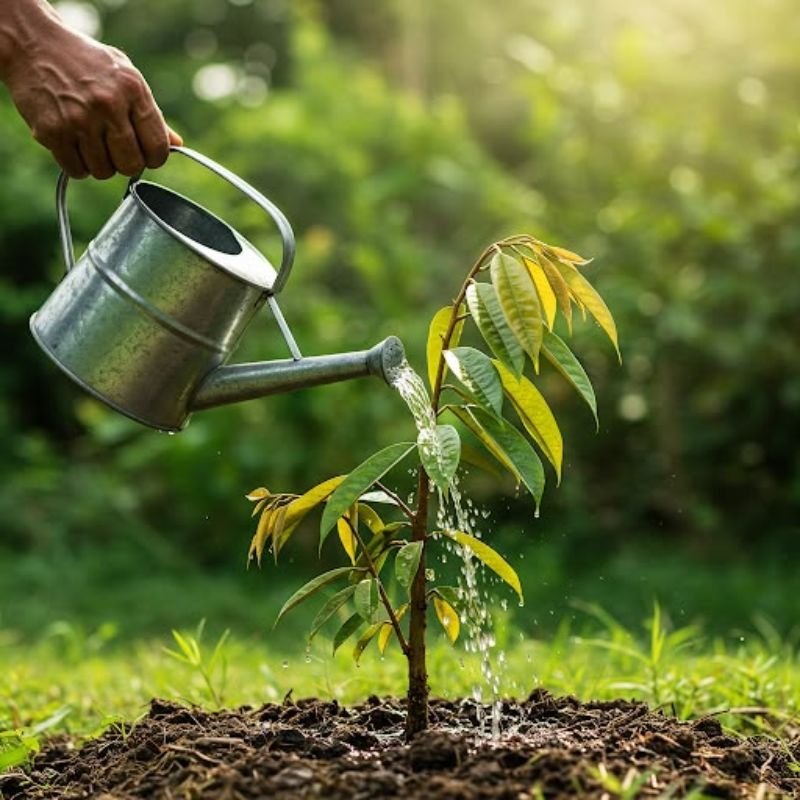 how to water indoor plants low light checking soil moisture