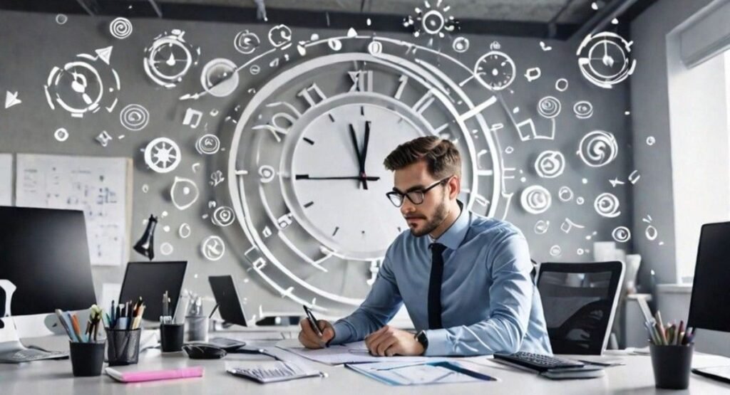 “Visual example showing how extra time and flexibility reduce stress and improve planning.”