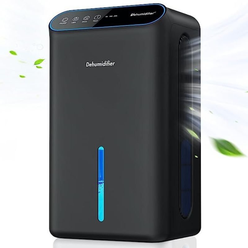 “Portable bathroom dehumidifier used for controlling indoor humidity”