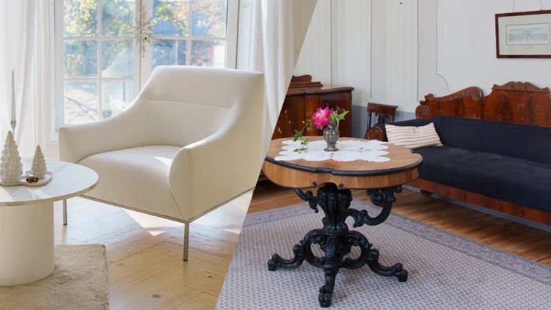 “Sustainable vintage home decor ideas with antique wooden furniture”