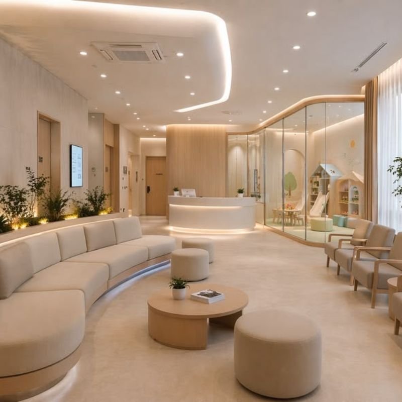 healthcare commercial interior design clinic interior