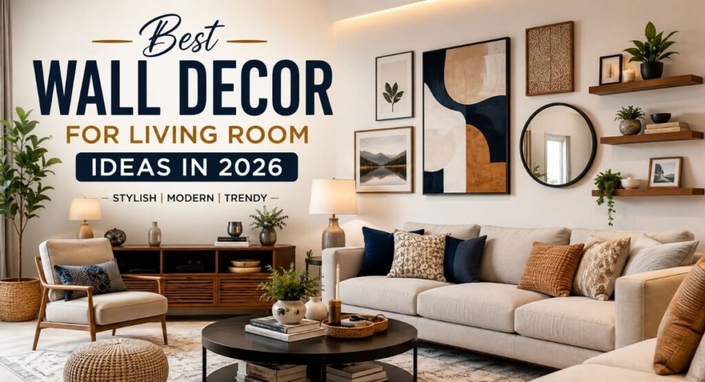 Best Wall Decor for Living Room in 2026: Stylish Ideas to Transform Your Space