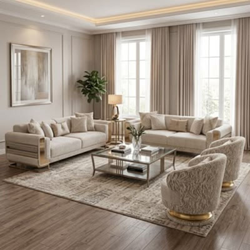 Affordable and luxury living room sets for different budgets