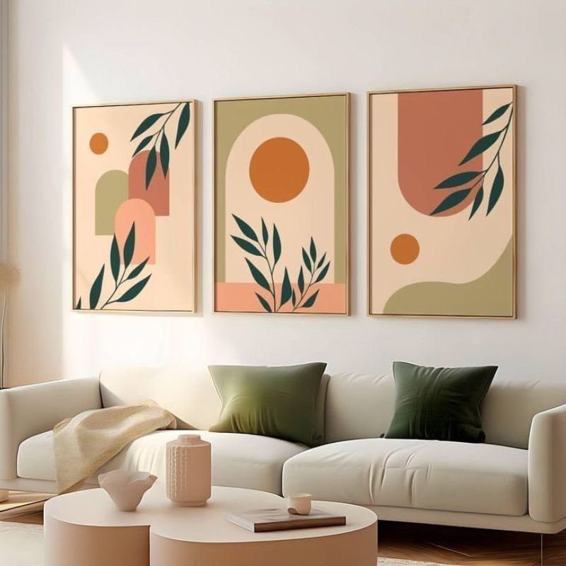 budget friendly DIY wall decor for living room