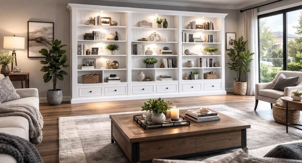 Comparison of budget friendly and luxury living room cabinets