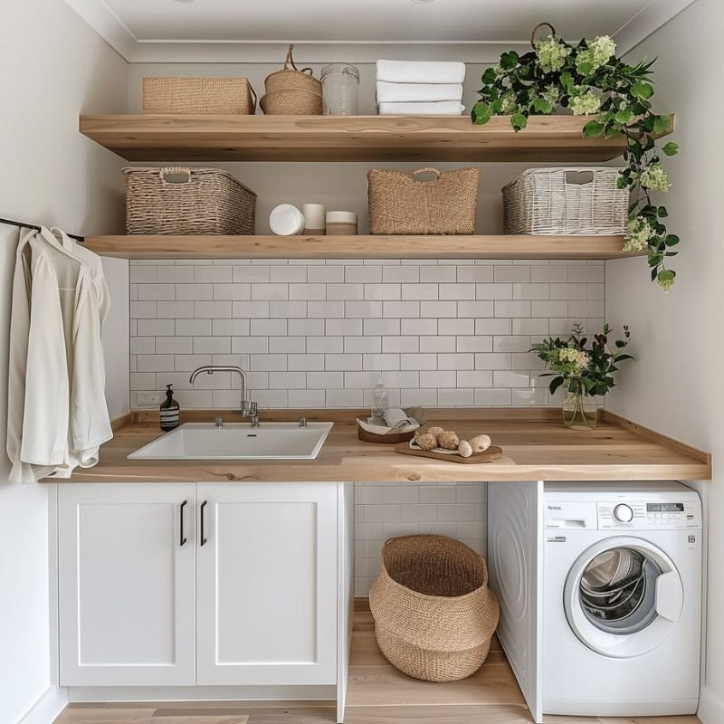 Modern Laundry Room Lighting Ideas for Small Spaces
