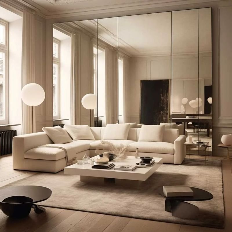 large decorative mirror wall decor for living room