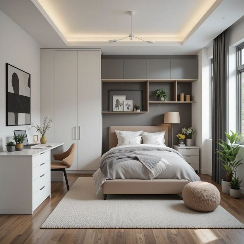 Modern minimalist teen bedroom furniture ideas