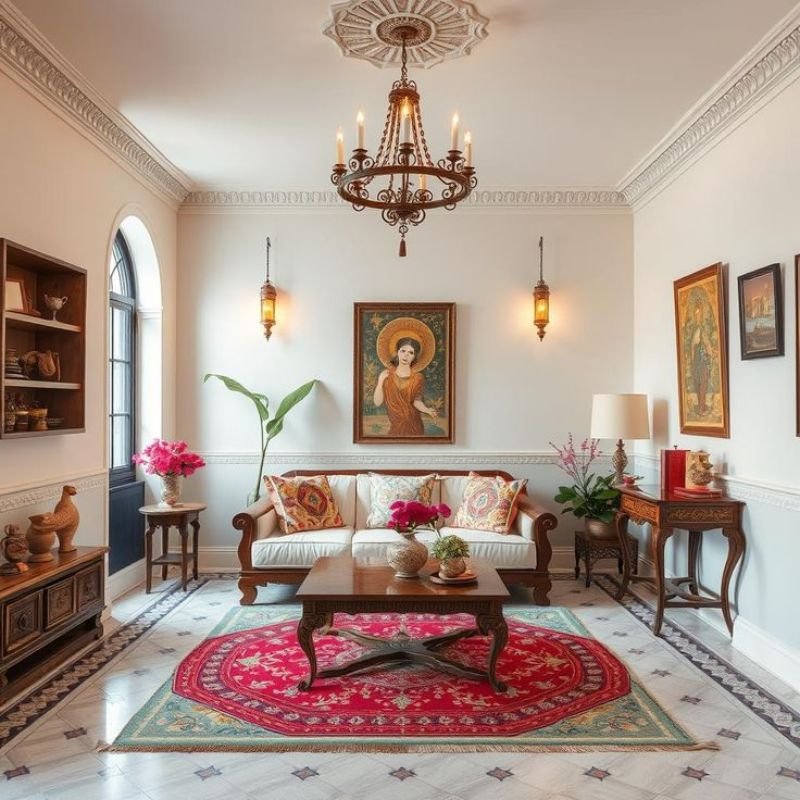 Different ways to say living room in Spanish including la sala and el salón