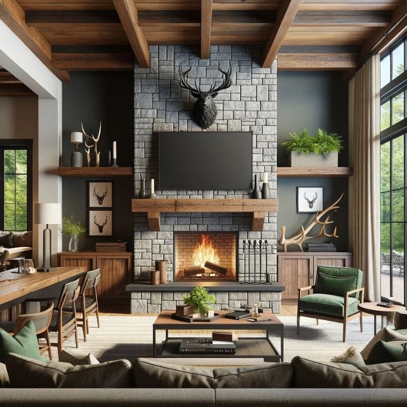 Homeowner consulting an interior designer for a home renovation project