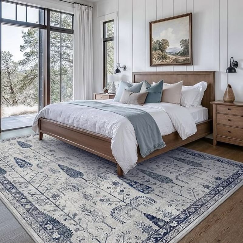 Correct placement under a queen-size bed