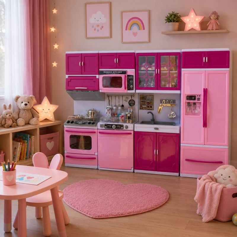 plastic play kitchen toy