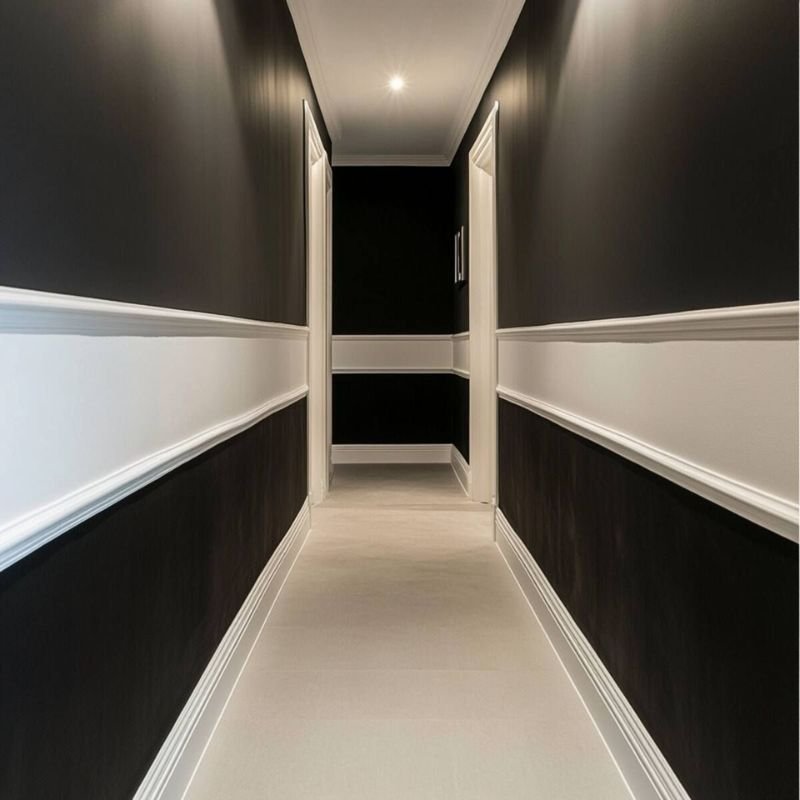 Best hallway decor colors including neutral and accent wall ideas